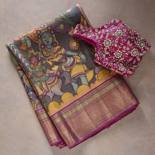 Marvelous Silk Saree Blouse Designs
