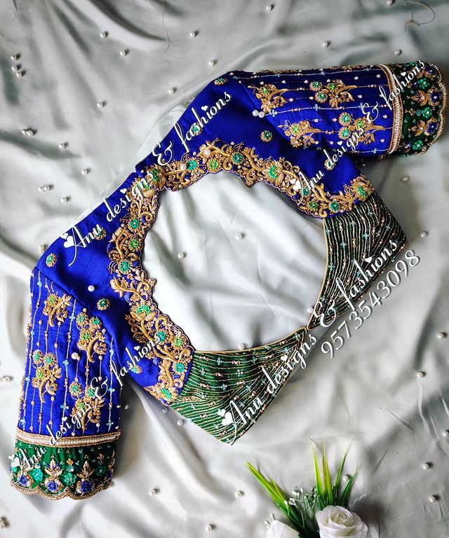 Shimmering Embroidery Blouse