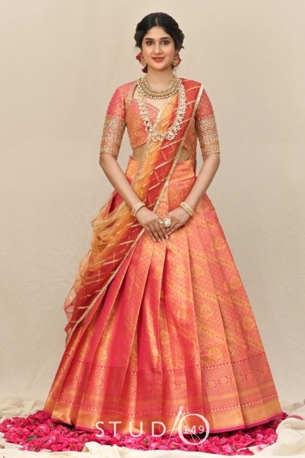 Stunning Bridal Designer Half Saree