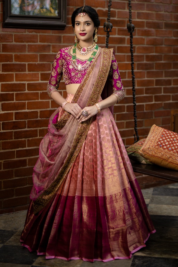 Traditional Silk Half Saree